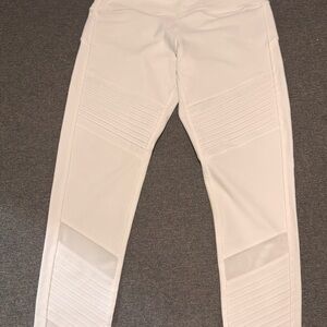 Stylish white Workout Leggings Sz M